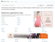 Tablet Screenshot of mailboxlocate.com